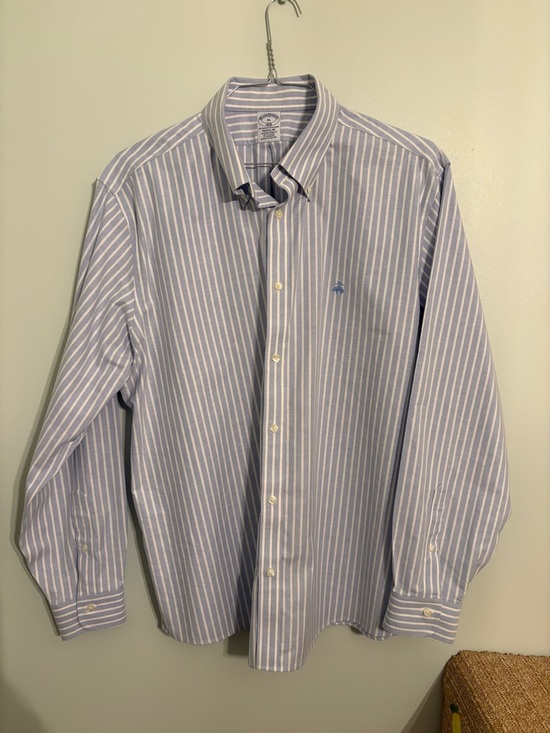 Brooks Brothers Other - Brooks Brothers Men’s Button Down Dress Shirt XL Original Polo Shirt Blue Stripe